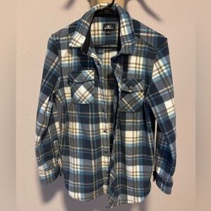 O’Neill Blue Plaid Flannel Shirt